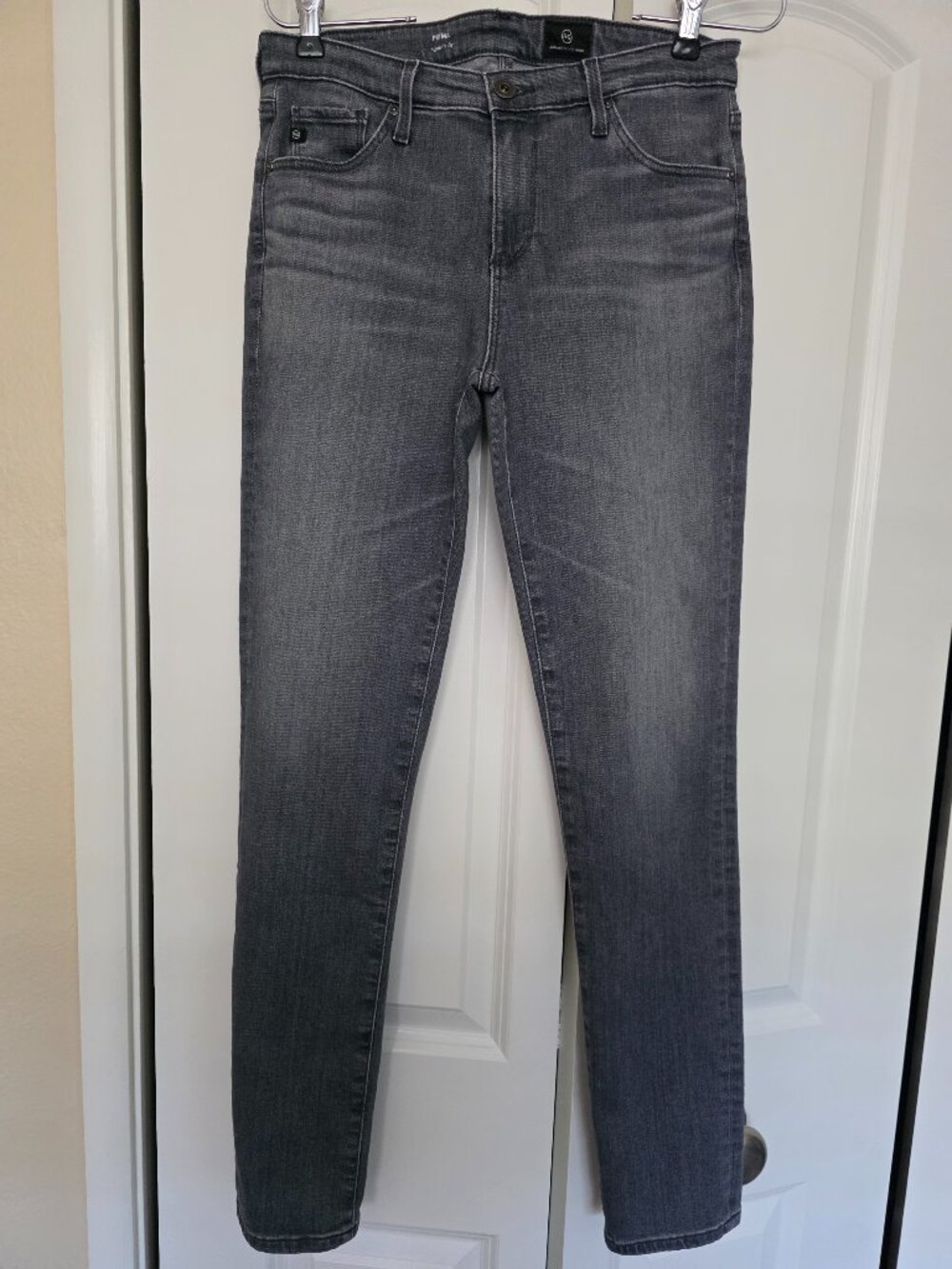 Adriano Goldschmied AG Womens Size 28R Gray The Prima Cigarette Jeans